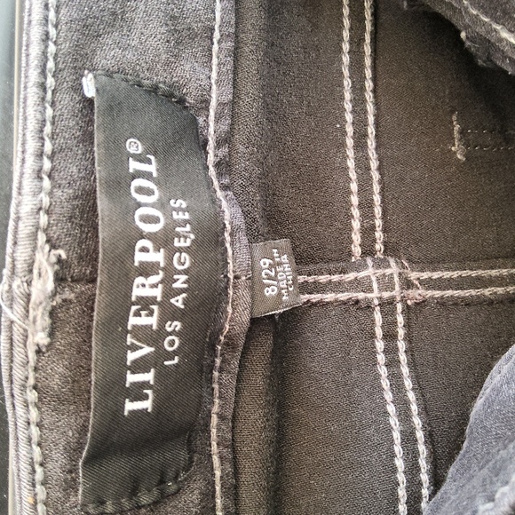 Liverpool Los Angeles Women's Dark Gray Jeans Size 8 - Picture 2 of 13